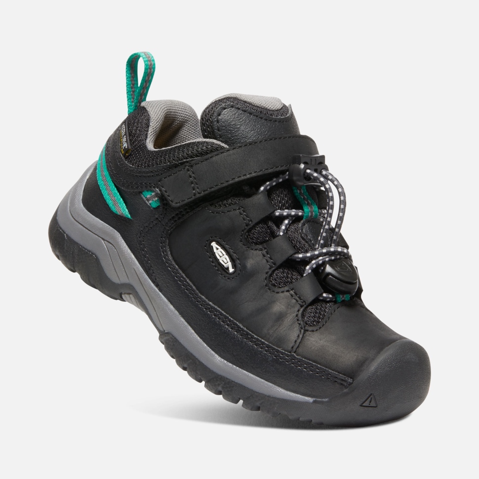 Black-star Weiß Targhee Wasserdichter Schuh Für Kleine Kinder Keen