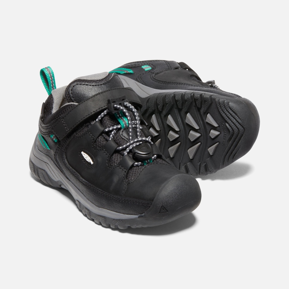 Black-star Weiß Targhee Wasserdichter Schuh Für Kleine Kinder Keen