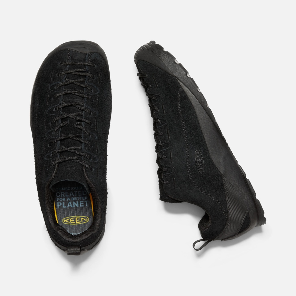 Haariger Schwarz-schwarzer Scharfer Männerjaspis