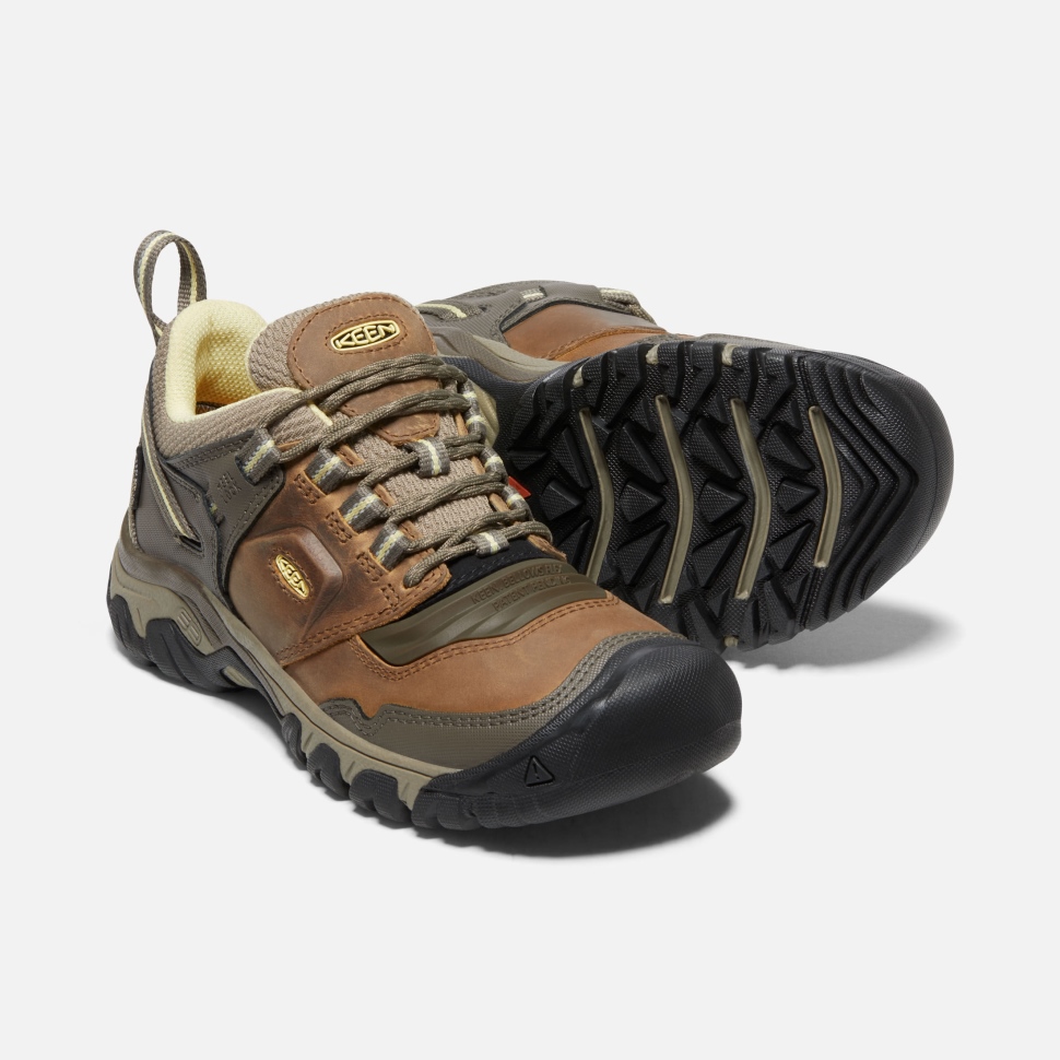 Safari-Custard Damen Ridge Flex Wasserdicht Keen