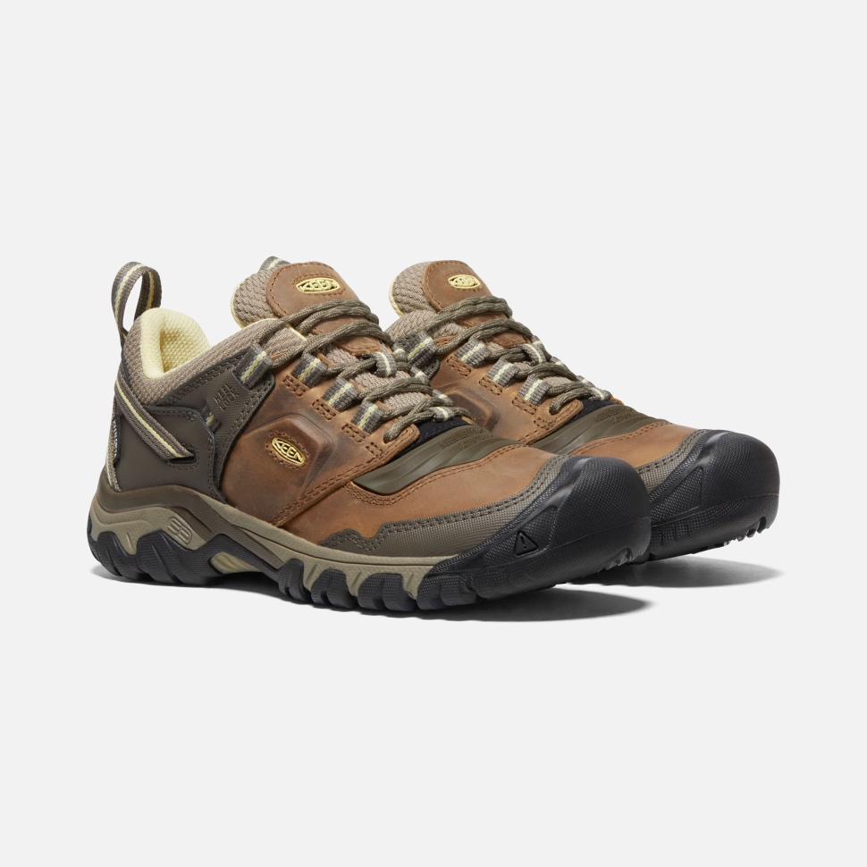 Safari-Custard Damen Ridge Flex Wasserdicht Keen