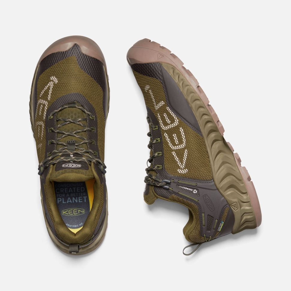 Keen Dark Olive-black Olive Nxis Evo Wasserdichter Herrenschuh