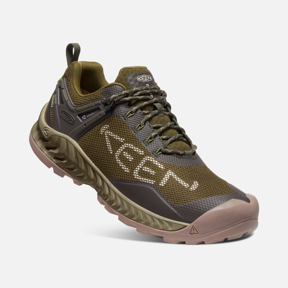 Keen Dark Olive-black Olive Nxis Evo Wasserdichter Herrenschuh