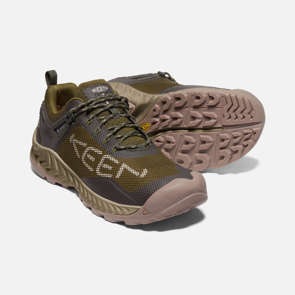 Keen Dark Olive-black Olive Nxis Evo Wasserdichter Herrenschuh