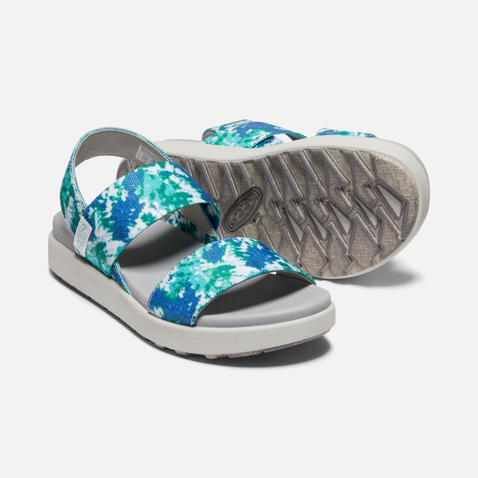 Keen Elle Backstrap-Sandale Für Damen In Porzellan-Batikfarbe