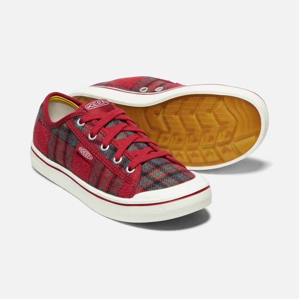 Keen Rot Karierter Roter Dahlia Damen-sneaker Elsa V