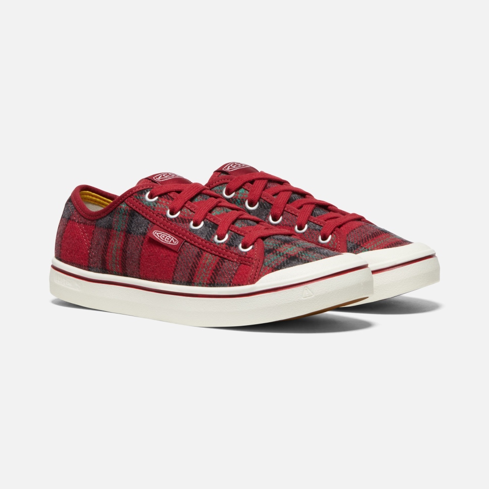 Keen Rot Karierter Roter Dahlia Damen-sneaker Elsa V