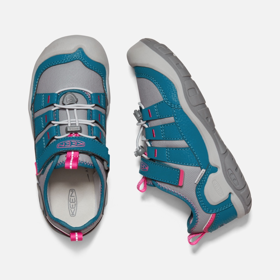 Keen Legion Blau-stahlgrauer Knotenhohl-Sneaker Für Große Kinder