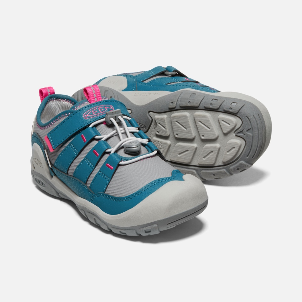 Keen Legion Blau-stahlgrauer Knotenhohl-Sneaker Für Große Kinder