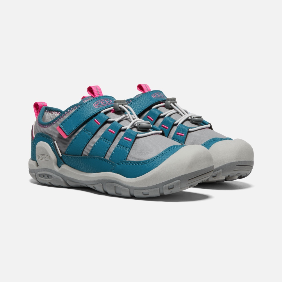 Keen Legion Blau-stahlgrauer Knotenhohl-Sneaker Für Große Kinder