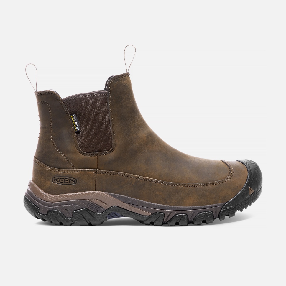 Dark Earth-Mulch Keen Anchorage III Wasserdichter Stiefel Für Herren