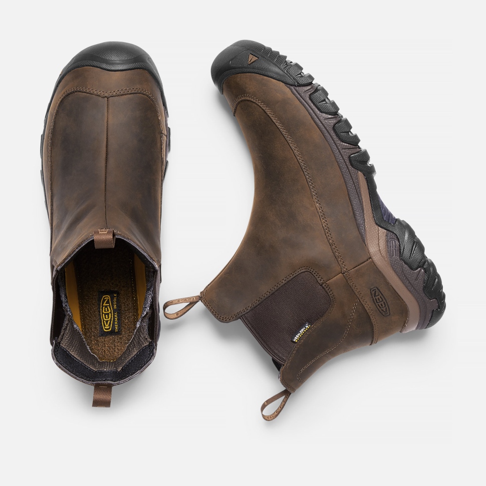 Dark Earth-Mulch Keen Anchorage III Wasserdichter Stiefel Für Herren