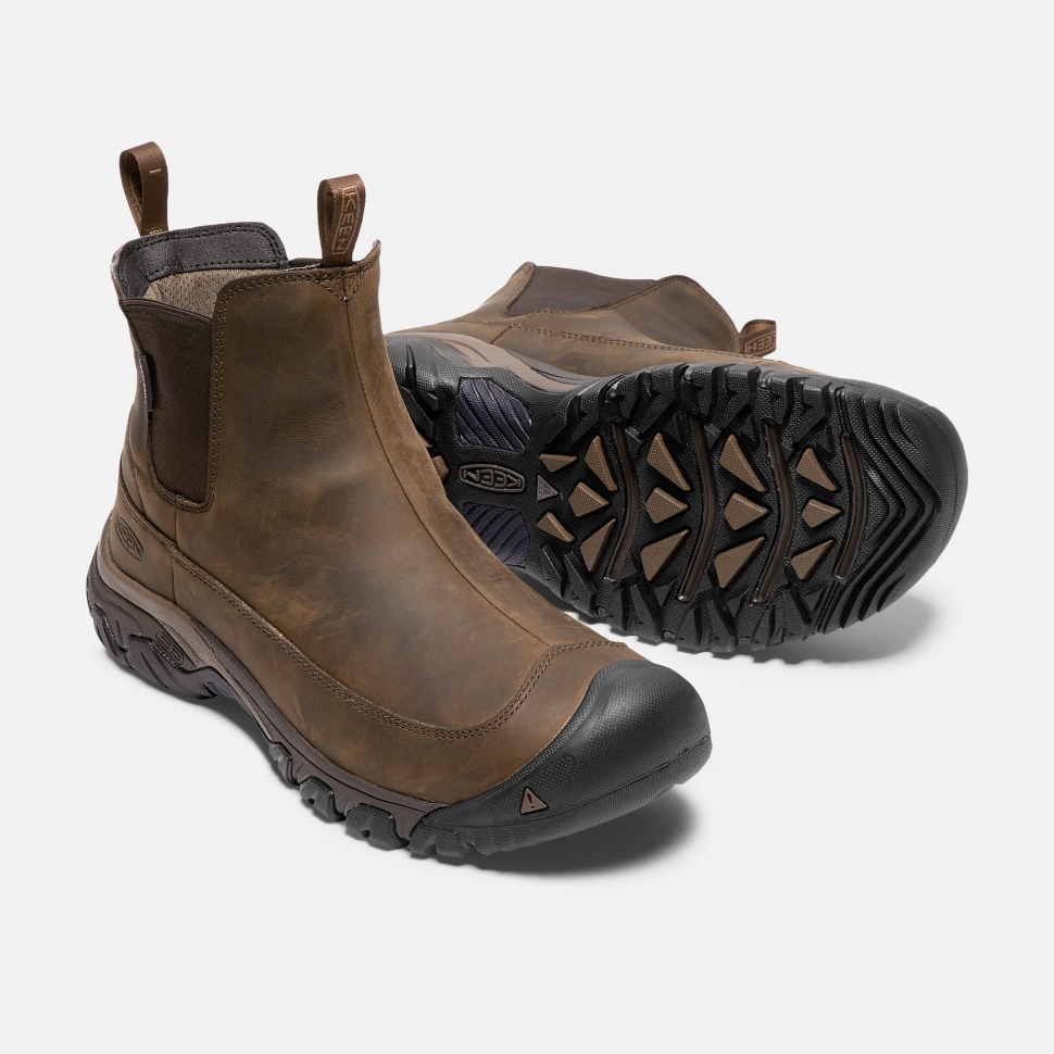 Dark Earth-Mulch Keen Anchorage III Wasserdichter Stiefel Für Herren