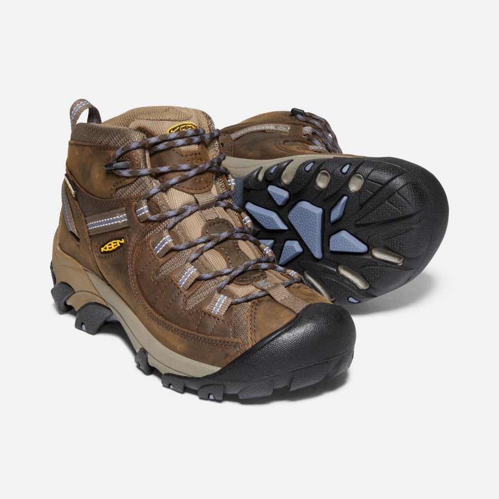 Keen Slate Black-Flint Stone Damen Targhee II Waterproof Mid