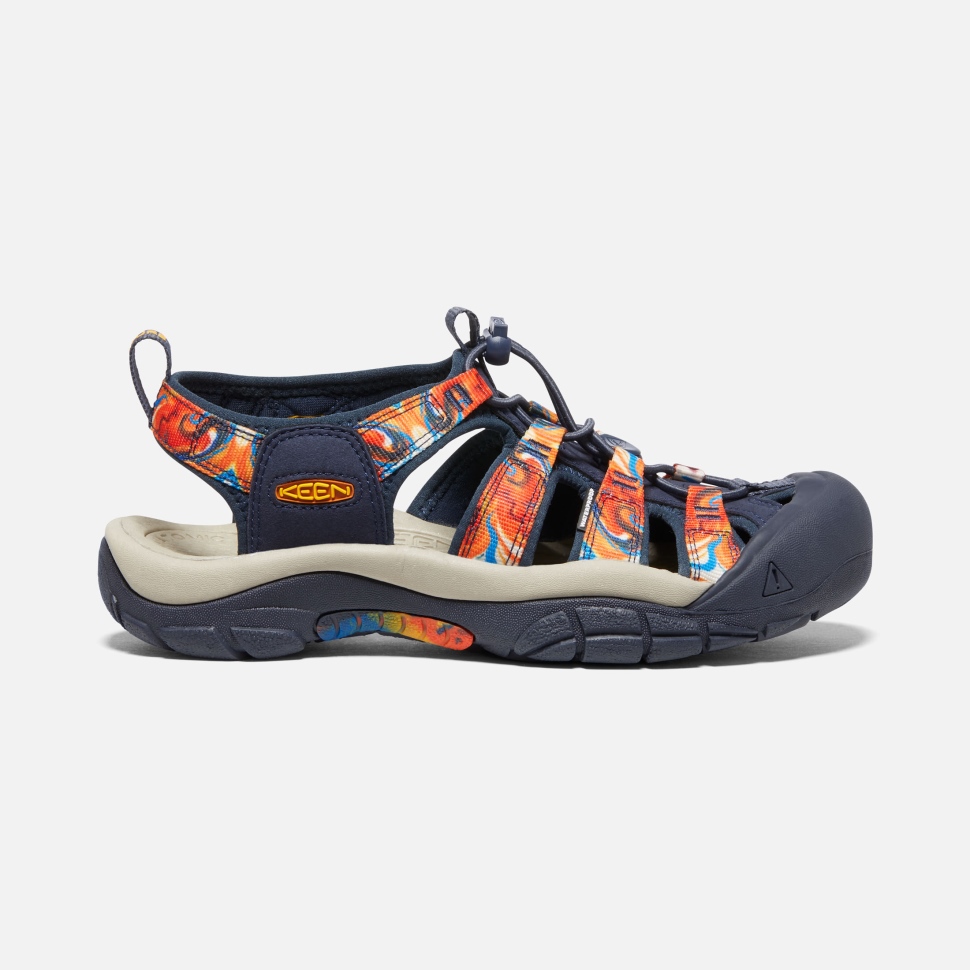 Groovy Orange-navy Newport X Outdoor Afro Scharf