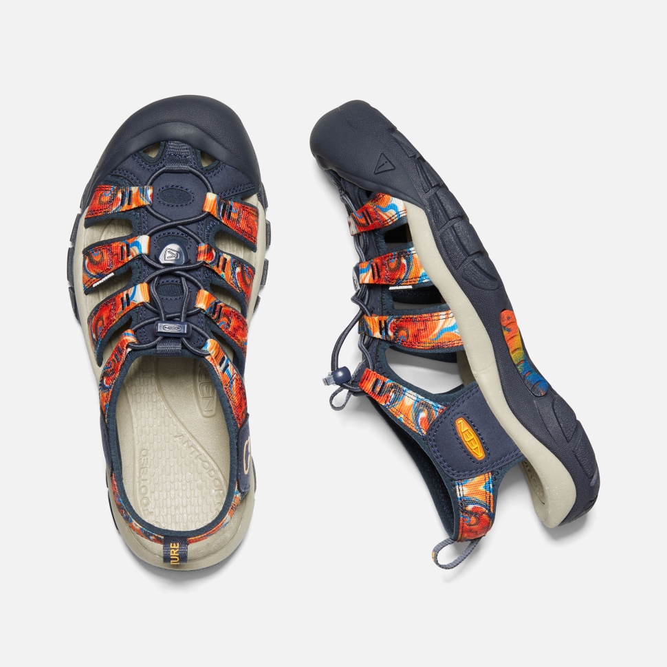 Groovy Orange-navy Newport X Outdoor Afro Scharf