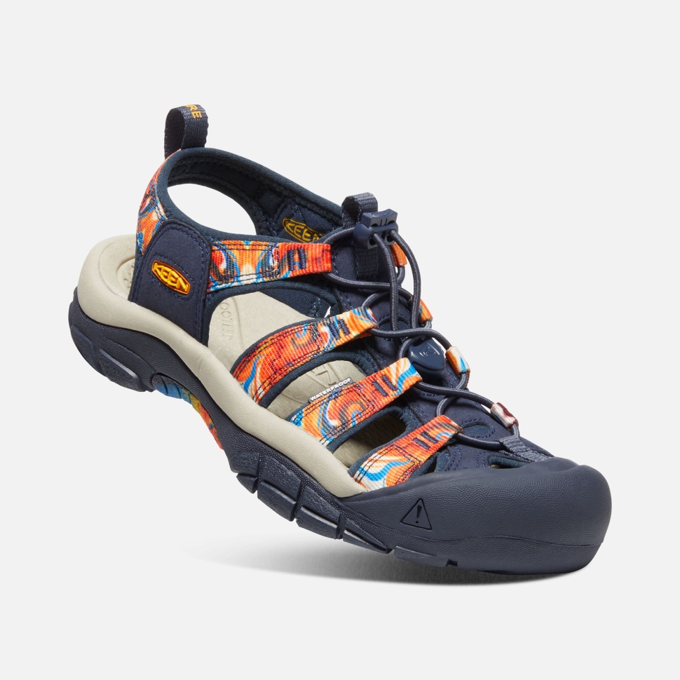 Groovy Orange-navy Newport X Outdoor Afro Scharf