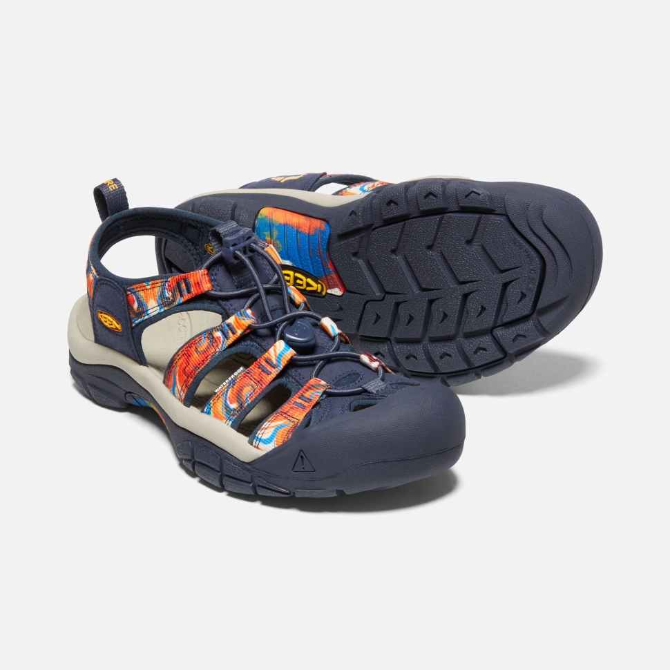 Groovy Orange-navy Newport X Outdoor Afro Scharf