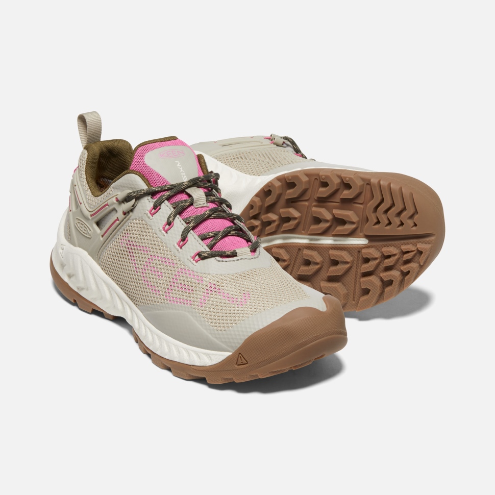 Plaza Taupe-Ibis Rose Keen Nxis Evo Wasserdichter Damenschuh