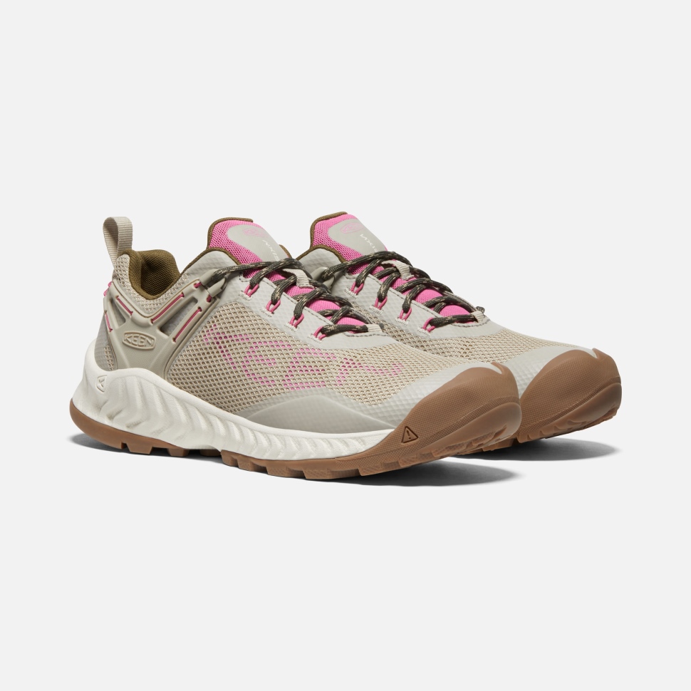 Plaza Taupe-Ibis Rose Keen Nxis Evo Wasserdichter Damenschuh