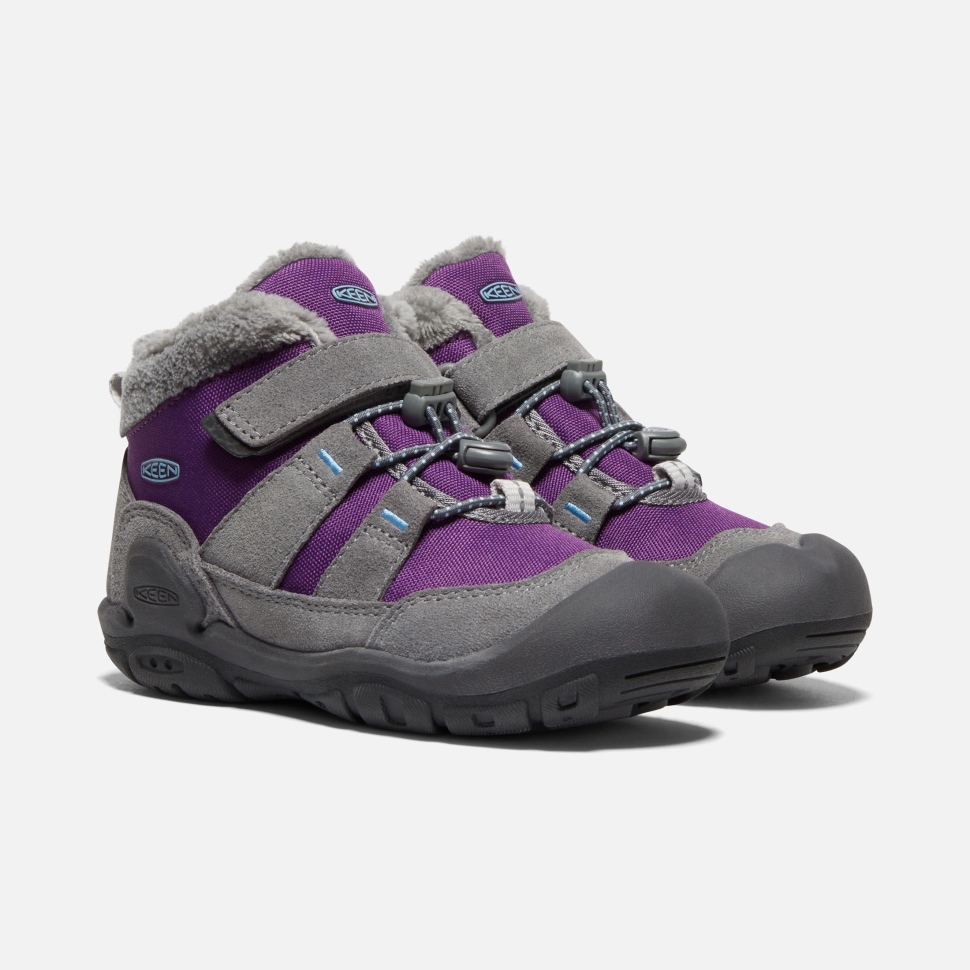 Stahlgrau-charisma Knöchel-chukka Für Kleine Kinder Keen