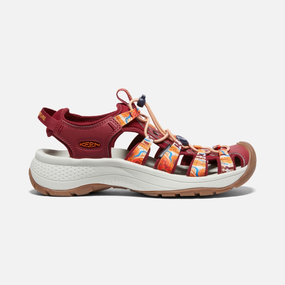 Keen Orange Wellenrot Astoria West X Outdoor Afro Damen