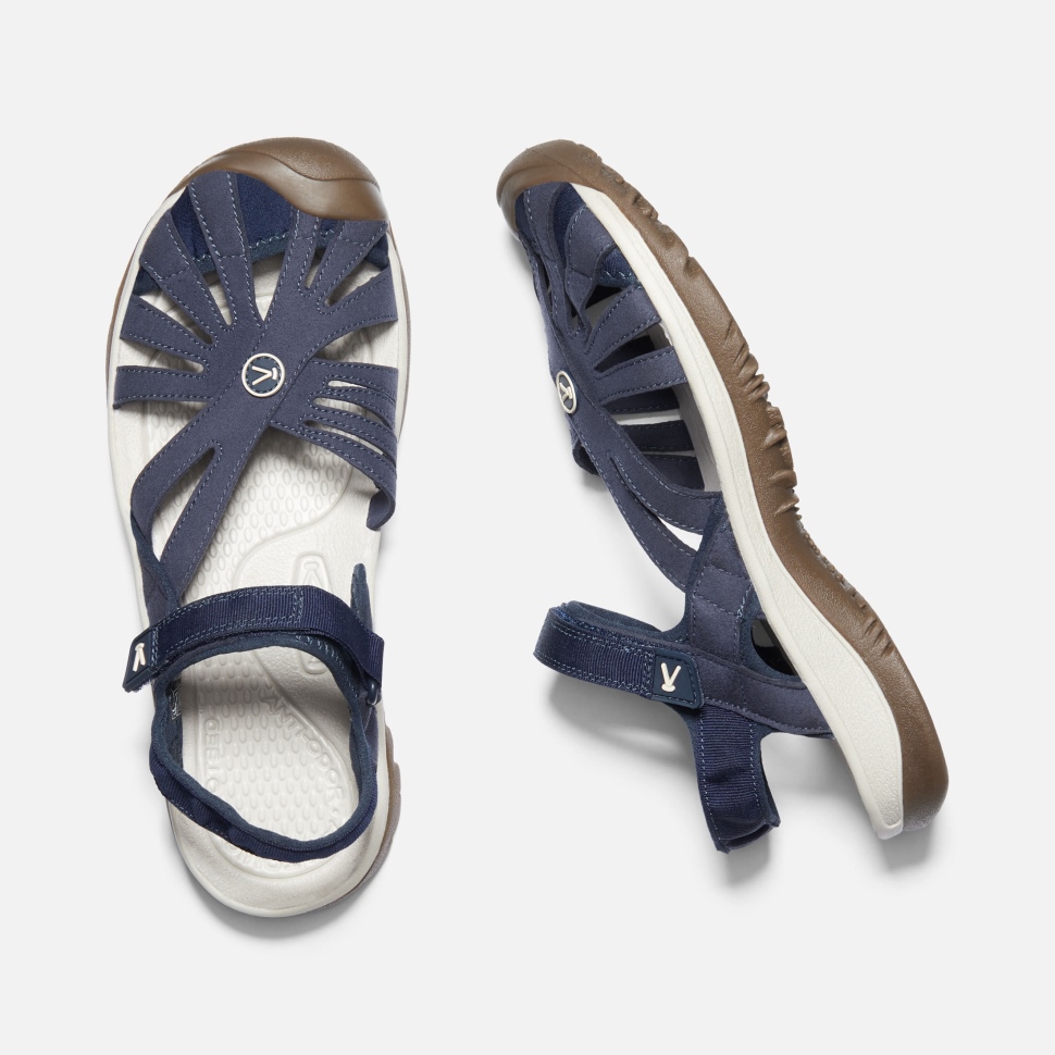 Rosa Damensandale Von Keen Navy
