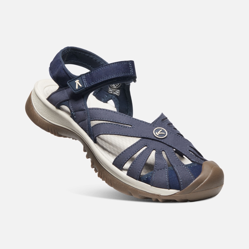 Rosa Damensandale Von Keen Navy