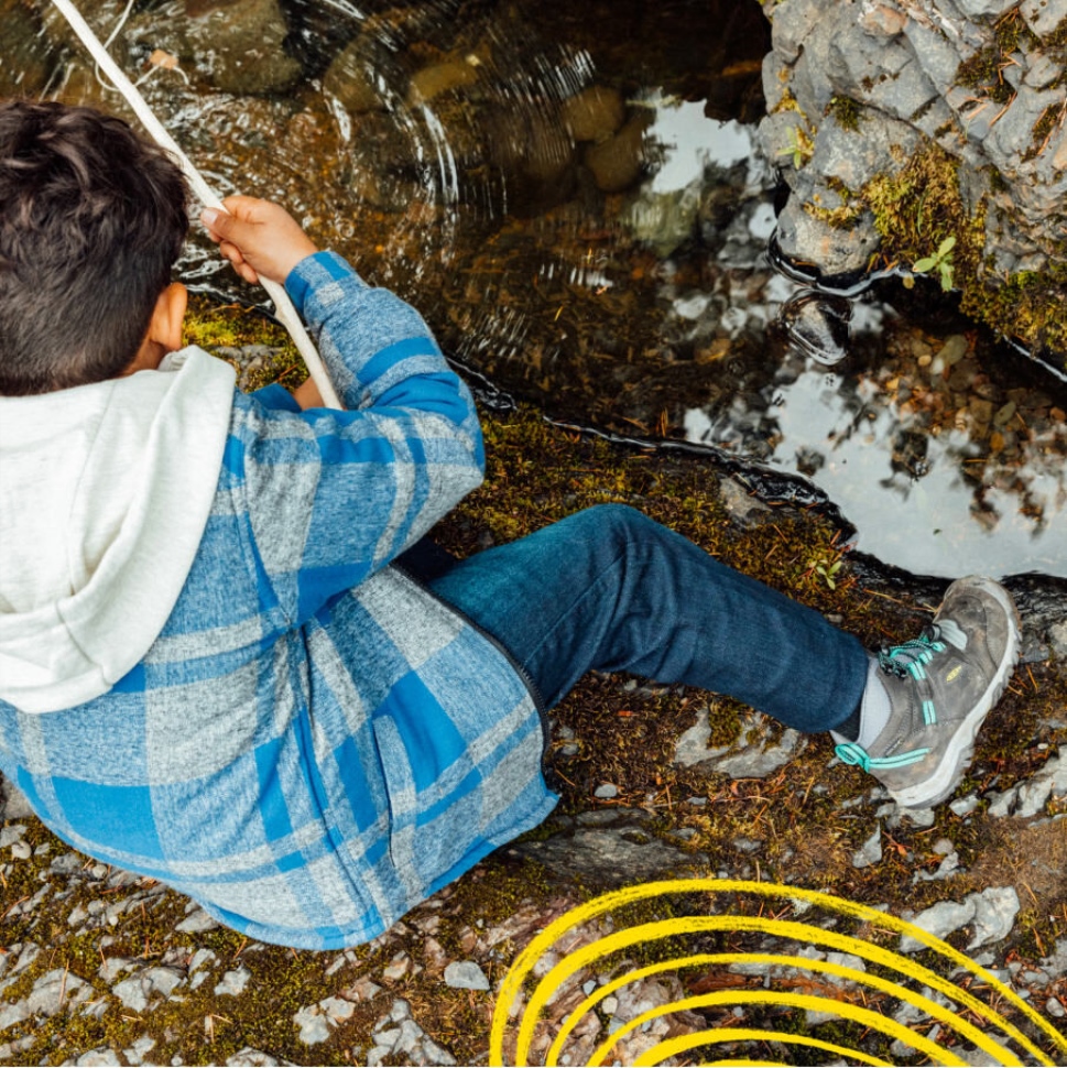 Bison-roter Teppich Keen Ridge Flex Wasserdichter Stiefel Für Große Kinder