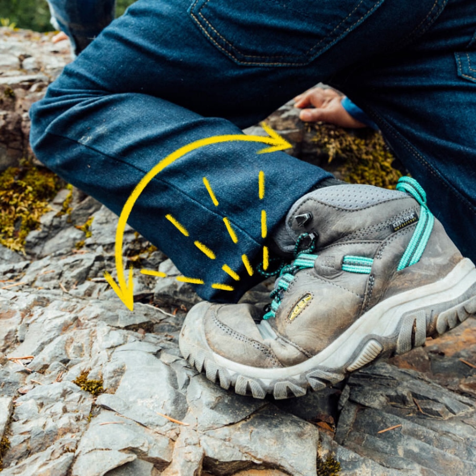 Bison-roter Teppich Keen Ridge Flex Wasserdichter Stiefel Für Große Kinder