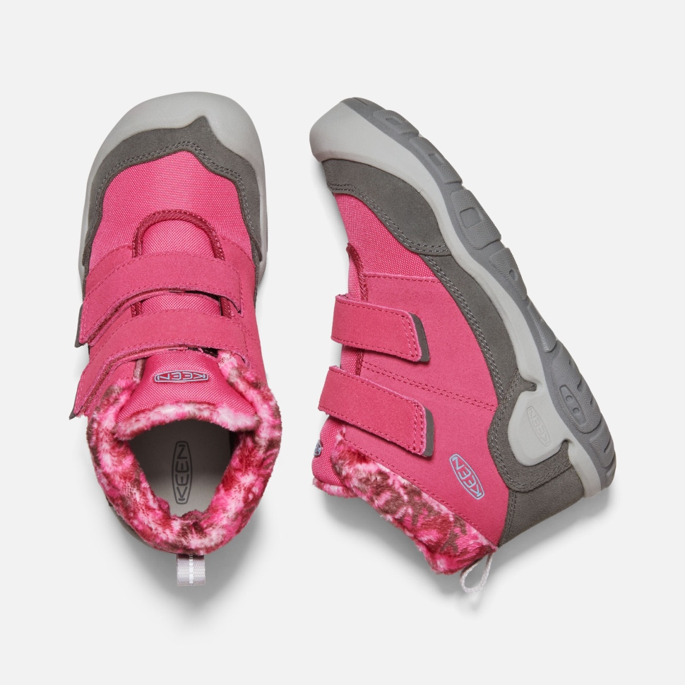 Fruit Dove-Black Keen Chukka Mit Doppeltem Riemen Und Knotch Für Große Kinder