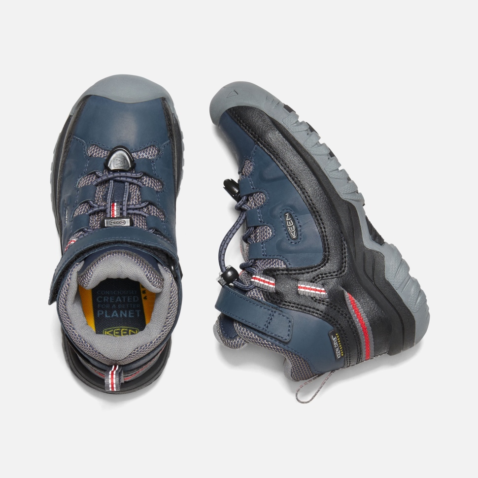 Keen Blue Nights-Red Carpet Wasserdichter Targhee-Stiefel Für Kleine Kinder