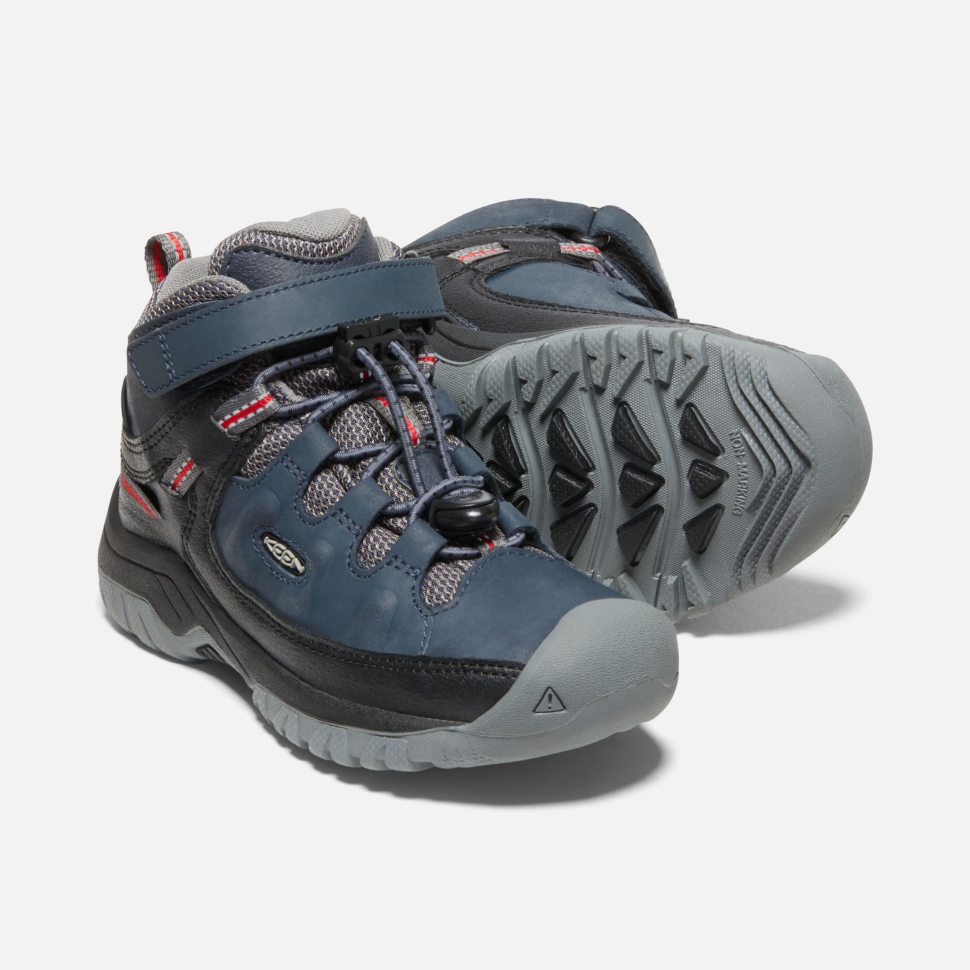 Keen Blue Nights-Red Carpet Wasserdichter Targhee-Stiefel Für Kleine Kinder