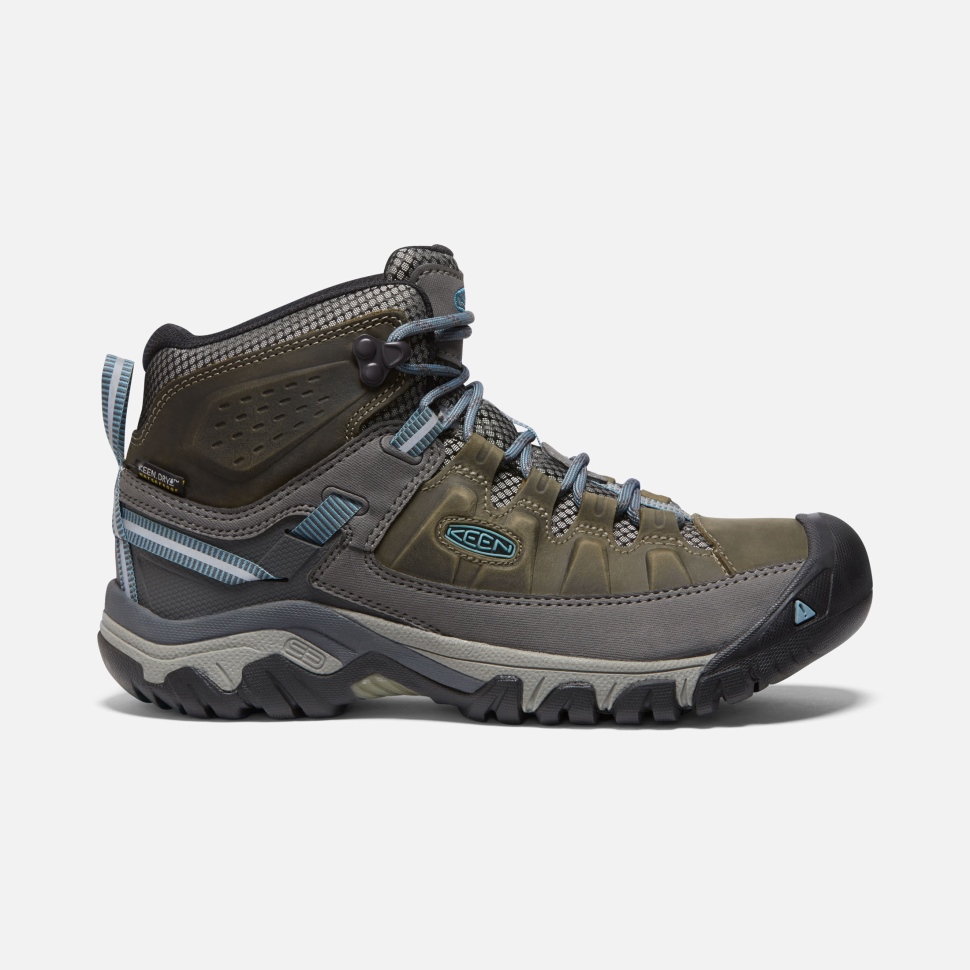 Keen Magnet-Atlantic Blue Damen Targhee II Wasserdichter Stiefel Weit