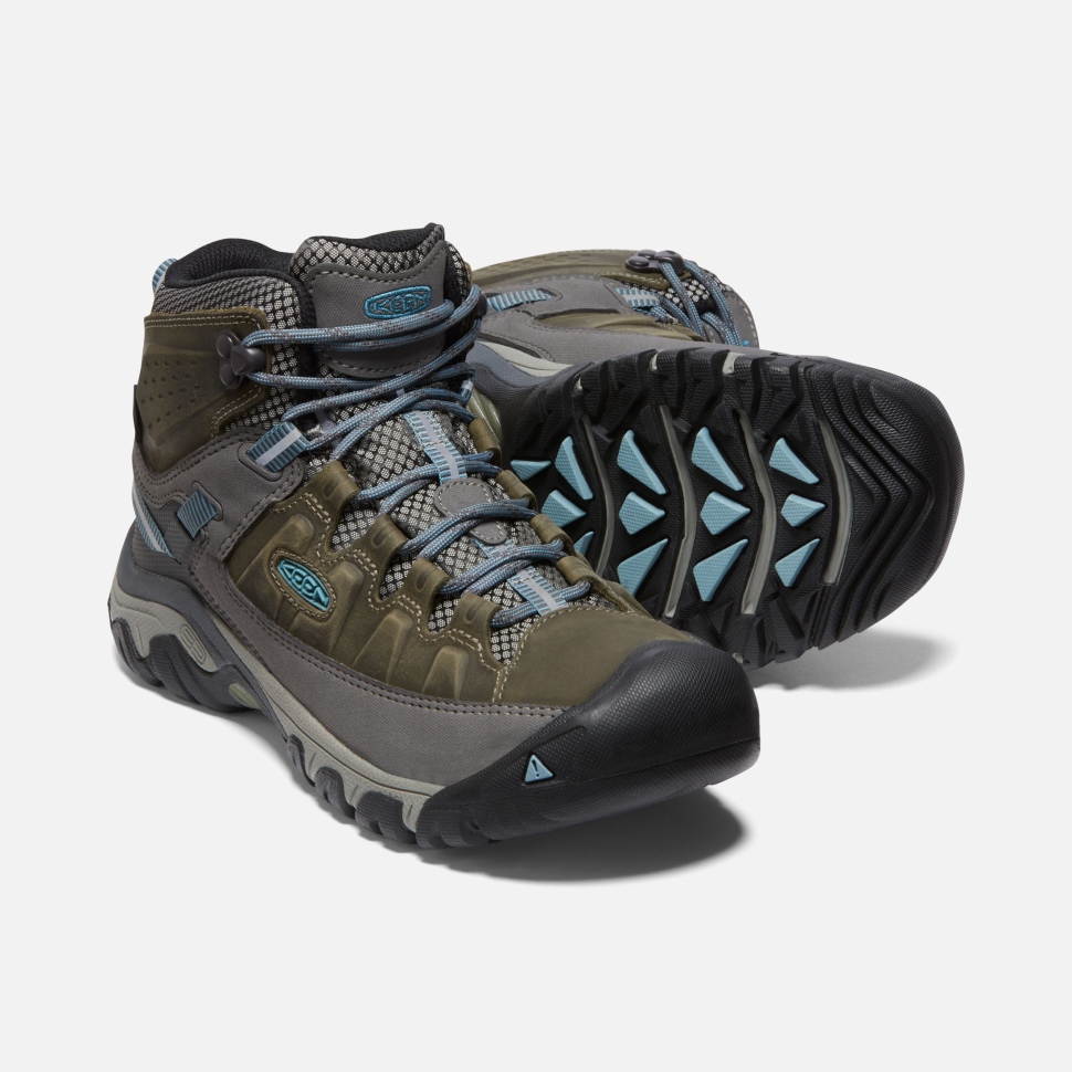 Keen Magnet-Atlantic Blue Damen Targhee II Wasserdichter Stiefel Weit