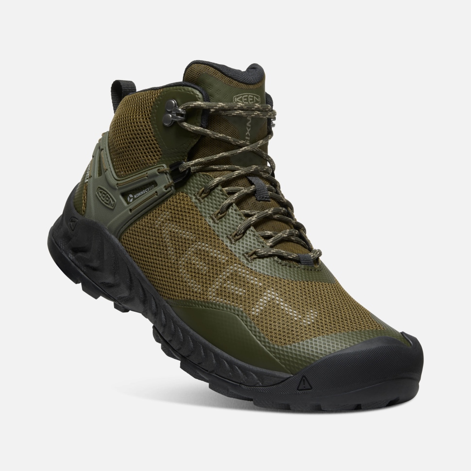Keen Forest Night-dark Olive Nxis Evo Wasserdichter Herrenstiefel
