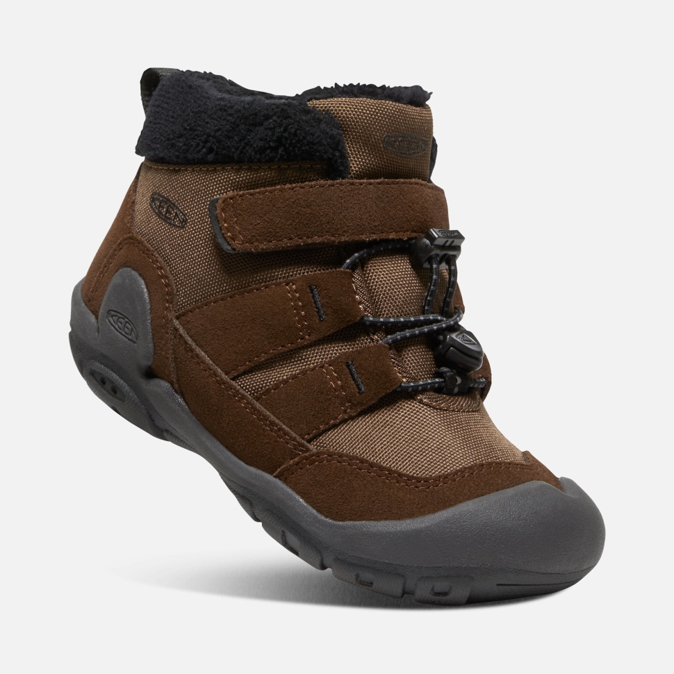 Knotch Chukka Für Kleine Kinder In Dunklem Erdschwarz