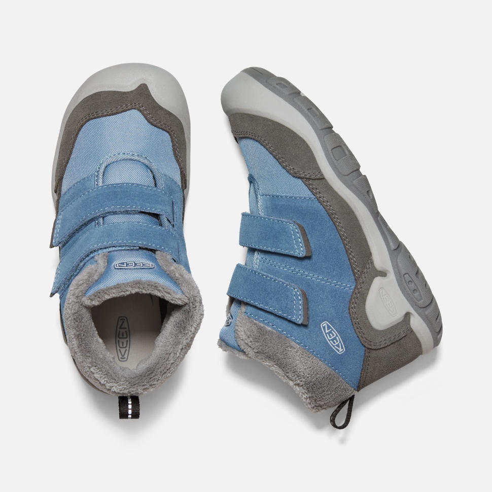 Magnet-blue Shadow Keen Chukka Mit Doppelriemen Und Knotch Für Große Kinder