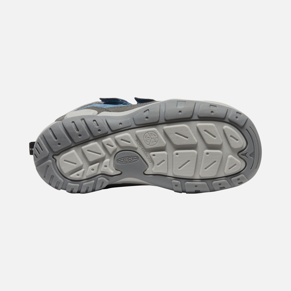 Magnet-blue Shadow Keen Chukka Mit Doppelriemen Und Knotch Für Große Kinder