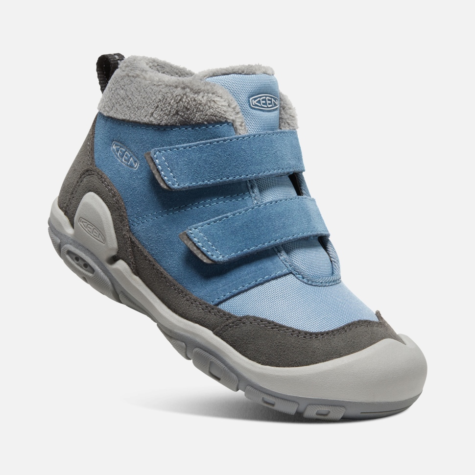 Magnet-blue Shadow Keen Chukka Mit Doppelriemen Und Knotch Für Große Kinder