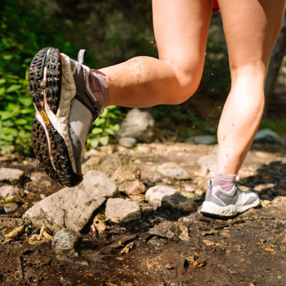Keen Nxis Evo Wasserdichter Damenschuh In Stahlgrau-englischem Lavendel