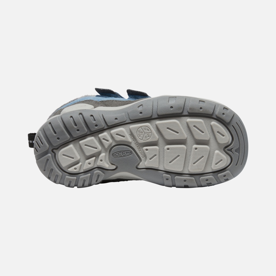 Magnet-blue Shadow Keen Chukka Mit Doppelriemen Und Knotch Für Kleine Kinder