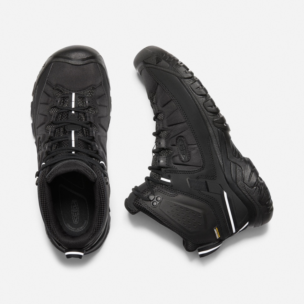 Schwarz-schwarz Keen Targhee Exp Wasserdichte Herrenmitte