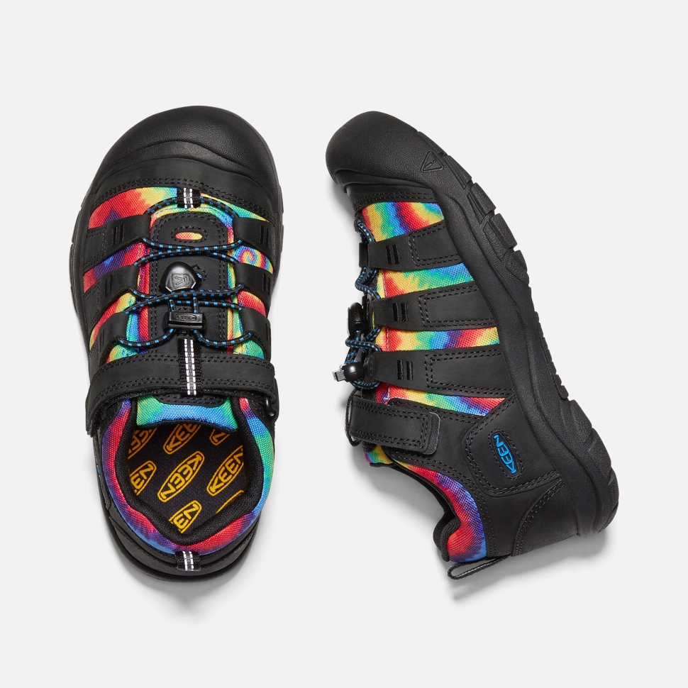 Keen Black-original Tie Dye Newport Schuh Für Große Kinder