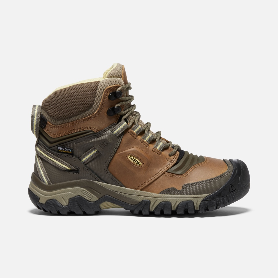 Keen Safari-Custard Ridge Flex Wasserdichter Damenstiefel