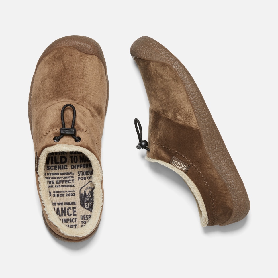 Dark Earth Velour Keen Howser III Slide Für Damen