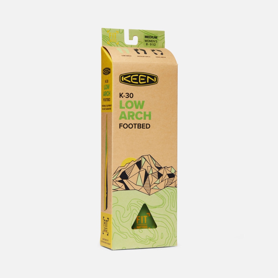 Grün Keen Outdoor K-30 Niedrige Fußgewölbe-Einlegesohle Für Damen