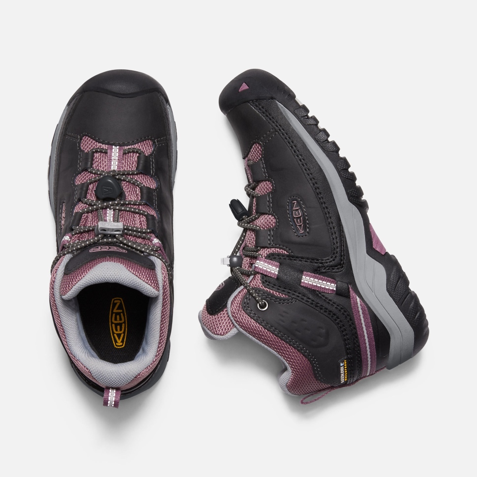 Raven-tulipwood Wasserdichter Targhee-stiefel Für Große Kinder Keen