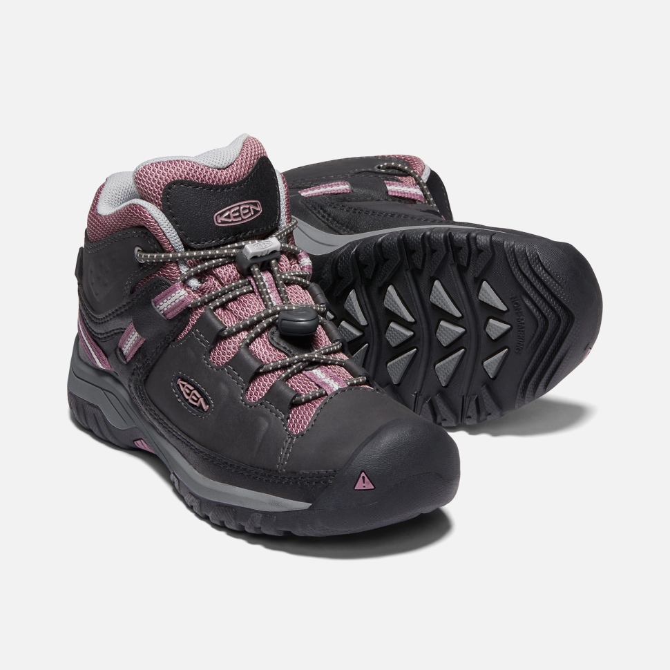 Raven-tulipwood Wasserdichter Targhee-stiefel Für Große Kinder Keen