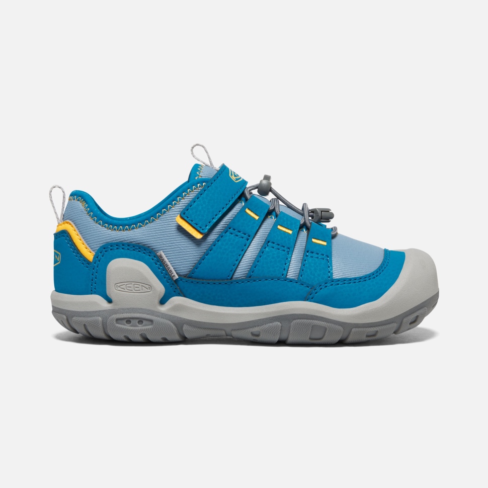 Blue Shadow-mykonos Blue Keen Knotch Hollow Sneaker Für Große Kinder